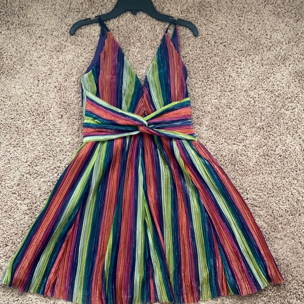 Multi color cocktail dress